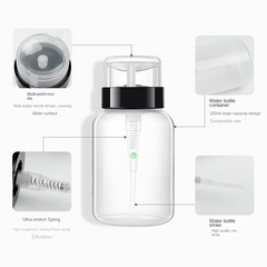 Nail Polish & Makeup Remover Pump Dispenser Bottles Kit