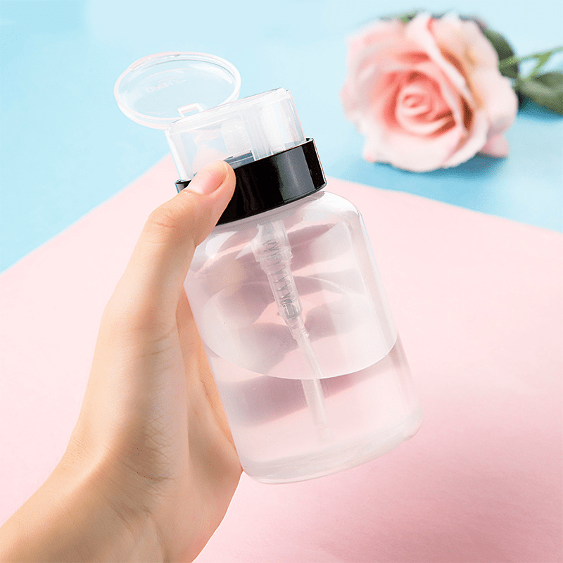 Nail Polish & Makeup Remover Pump Dispenser Bottles Kit