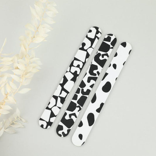 3 Pcs Cut Cow Nail File Set for Women