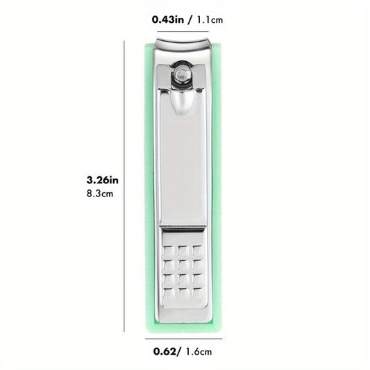Anti Splash Sharp Nail Clippers Stainless Steel