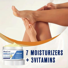 Vanilla Foot Cream For Dry Skin - Callus Remover Intense Moisturizer
