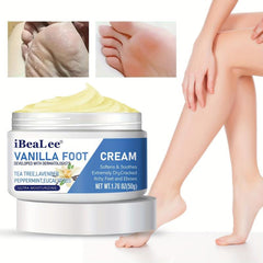 Vanilla Foot Cream For Dry Skin - Callus Remover Intense Moisturizer