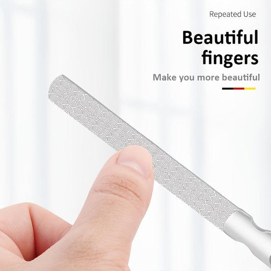 Double Sided Stainless Steel Nail Files for Manicure Pedicure