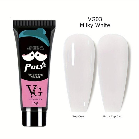Transparent Clear Poly Gel Nail Extension Fast Building Gel