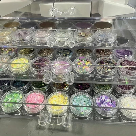 5 Tier Acrylic Nail Art Storage Box Rack Shelf Display Stand