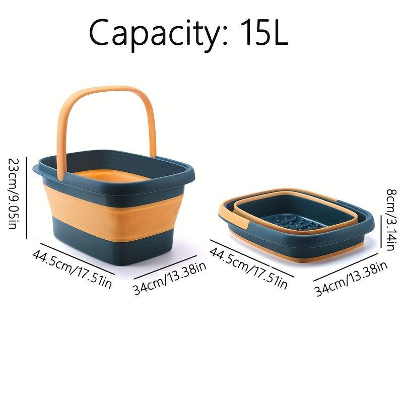 Large Folding Foot Bath Basin Cleaning Bucket