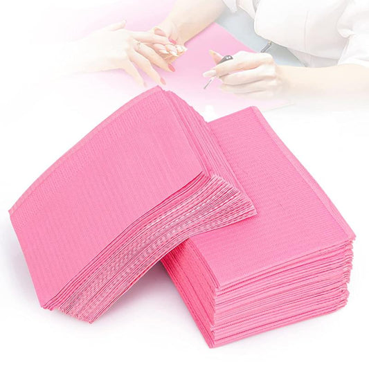 20pcs Disposable Nail Care Table Mats for Gel Polish & Manicure