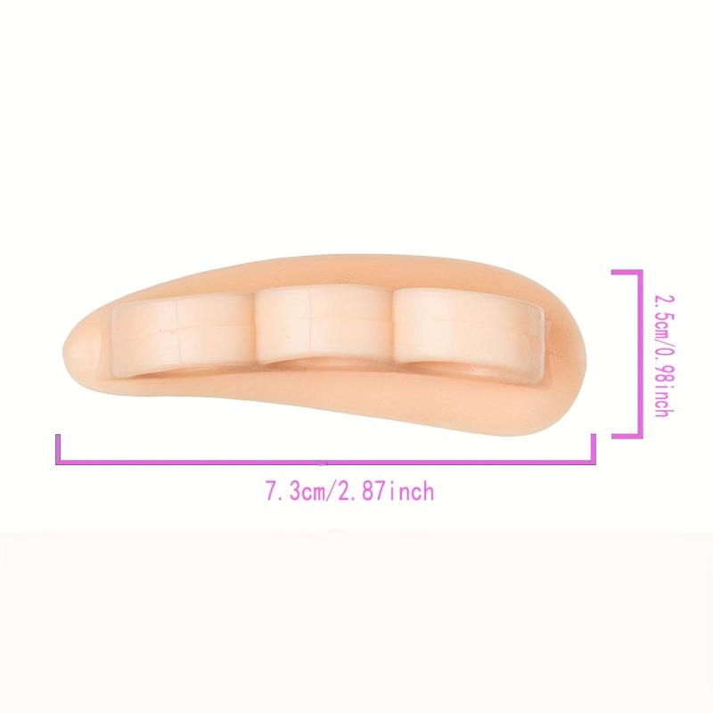 Gel Toe Straighteners With Separator Loops - Realign Bent Toes - Beige