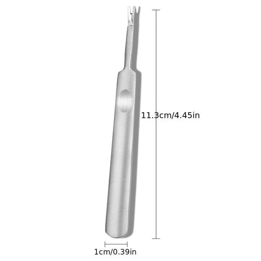 Stainless Steel Dead Skin Remover Fork for Manicure and Pedicure