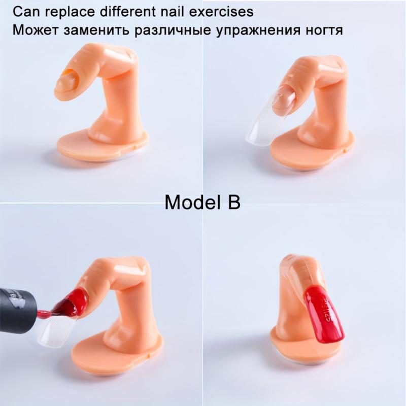 Flexible Practice Fingers for Acrylic Nails - Manicure Nail Art Training