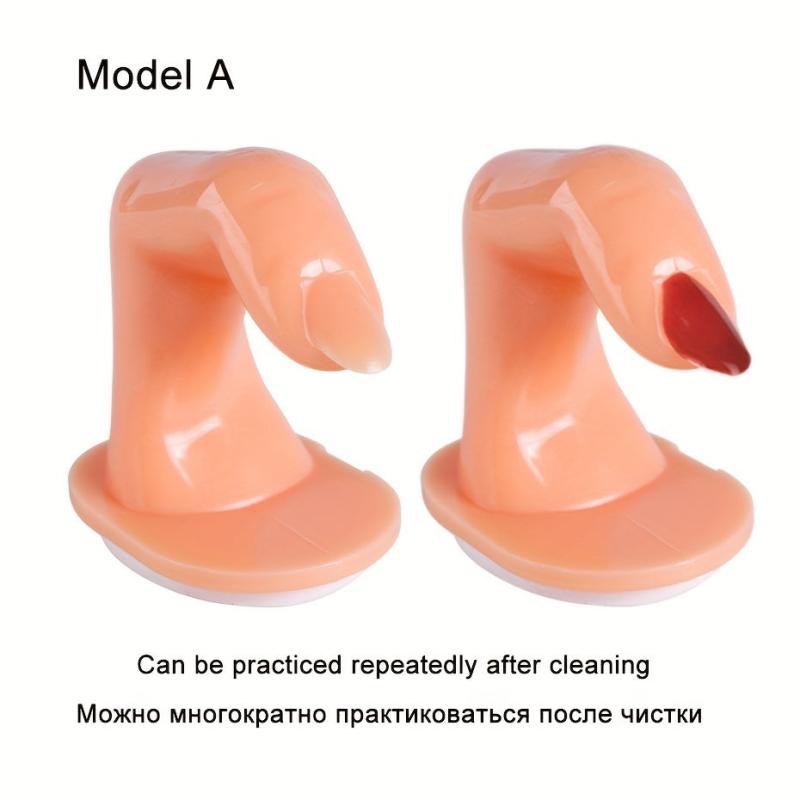 Flexible Practice Fingers for Acrylic Nails - Manicure Nail Art Training