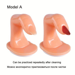 Flexible Practice Fingers for Acrylic Nails - Manicure Nail Art Training