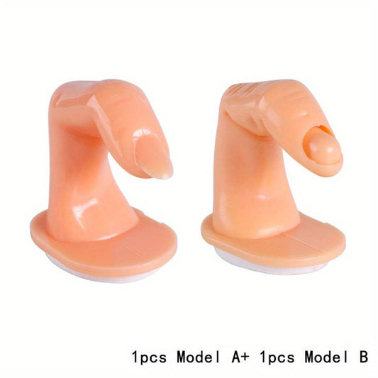 Flexible Practice Fingers for Acrylic Nails - Manicure Nail Art Training
