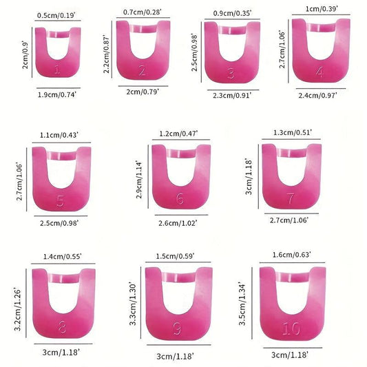 26pcs U Shape Nail Polish Protector Nail Guards Spill Proof Stickers