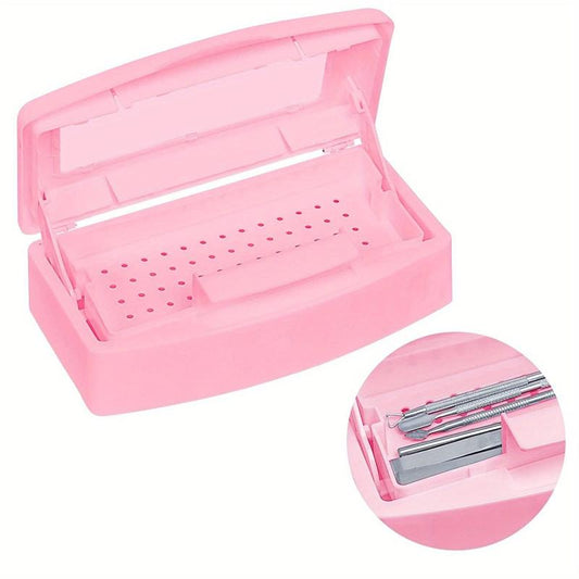 Plastic Nail Tray Cleaning Box for Nail Art Tools
