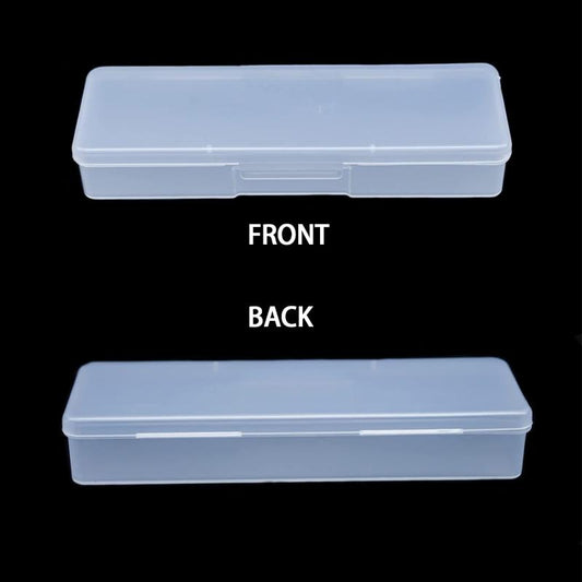 Transparent Nail Supplies Brush Kit Storage Box Plastic Container