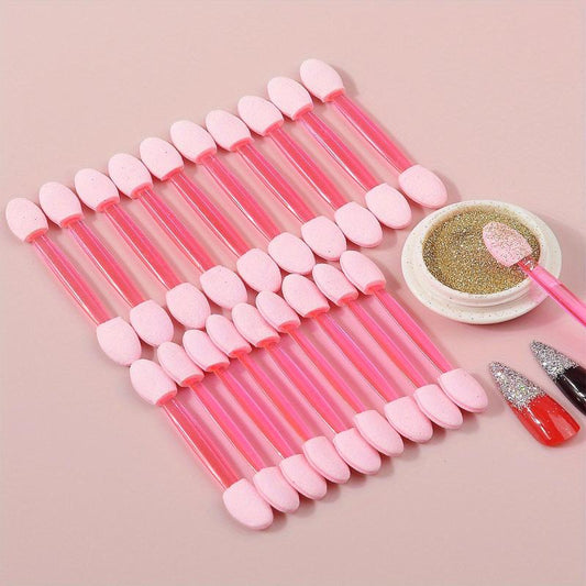 Double Ended Eye Shadow Brush Eye Shadow Stick Double Ended Sponge Makeup Tool