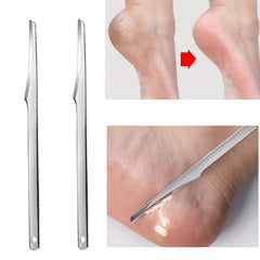 2Pcs Stainless Steel Foot Scrubber Dead Skin Remover