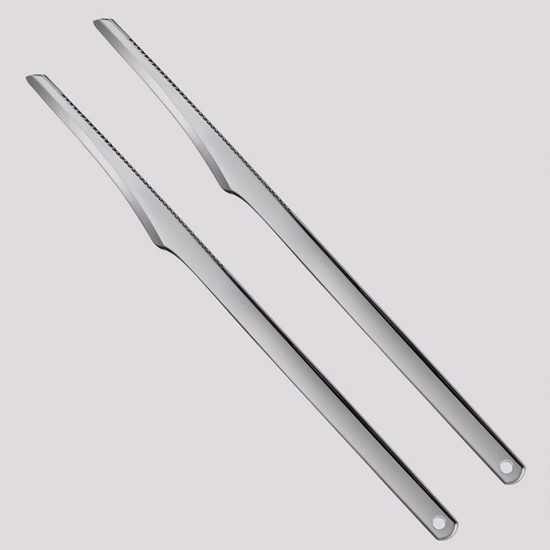 2Pcs Stainless Steel Foot Scrubber Dead Skin Remover