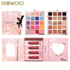 40 Shades Matte Lipstick & Eyeshadow Gift Set for Women & Girls