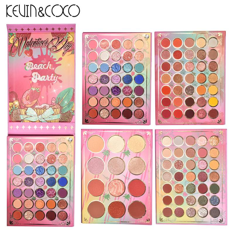 Anime Eyeshadow Plate - 4 Layers Rotating Highlight & Blush