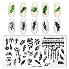 Stainless Steel Nail Stamping Plates Image Stamp Template Nails Printing Tool
