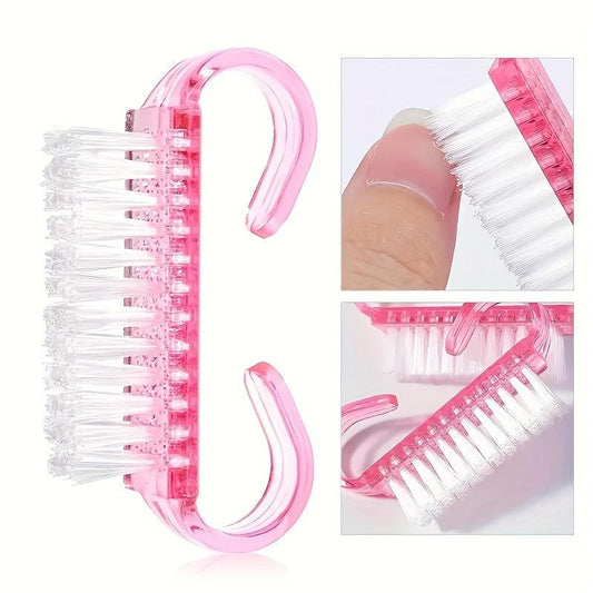 4Pcs Plastic Nail Art Cleaning Brush Manicure Pedicure Dust Remover Set