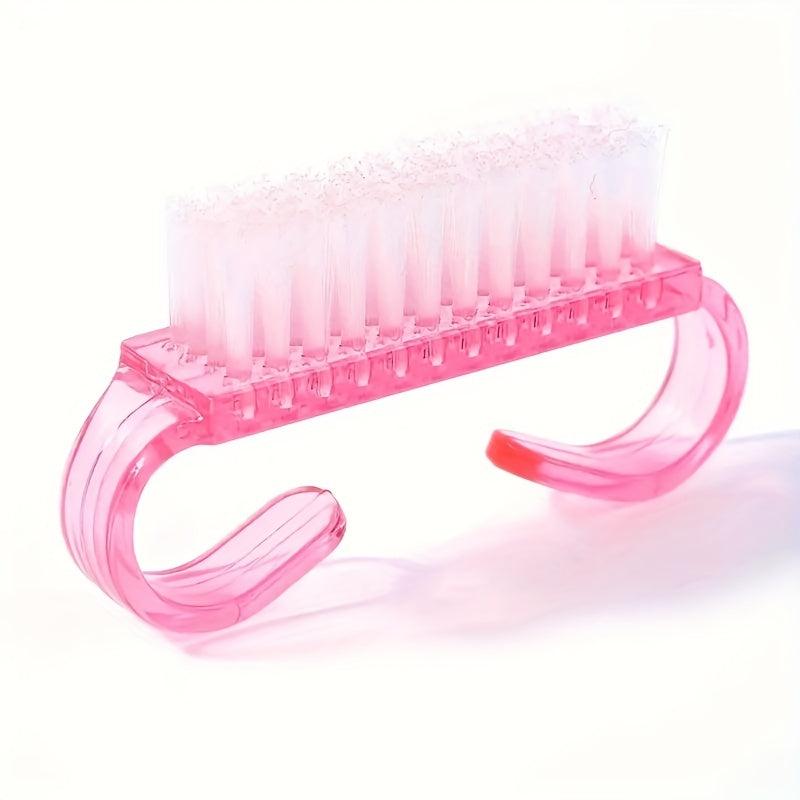 4Pcs Plastic Nail Art Cleaning Brush Manicure Pedicure Dust Remover Set