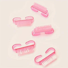 4Pcs Plastic Nail Art Cleaning Brush Manicure Pedicure Dust Remover Set