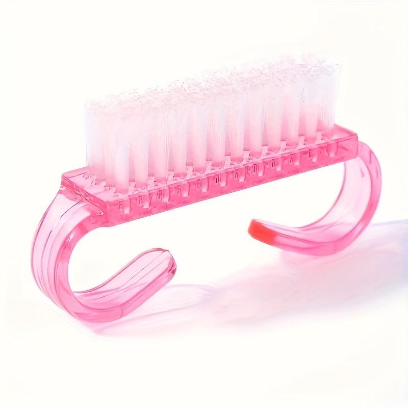 4Pcs Plastic Nail Art Cleaning Brush Manicure Pedicure Dust Remover Set