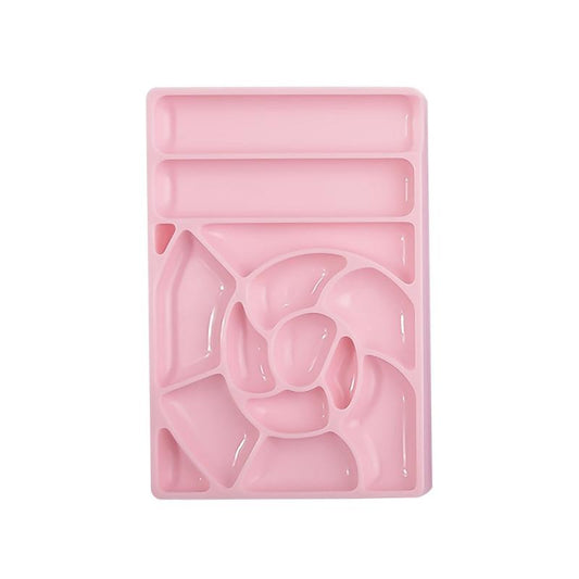 Plastic Mixing Paint Palette Makeup Palette Spatula Tool Nail Makeup Artist