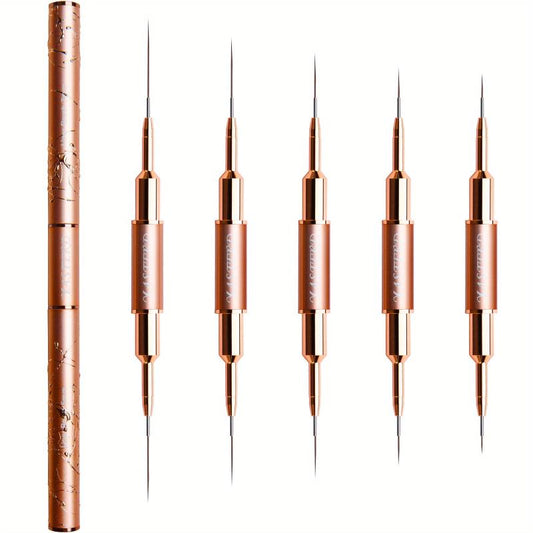 Fine Nail Art Brushes for Thin Lines Tiny Details and Delicate Coloring