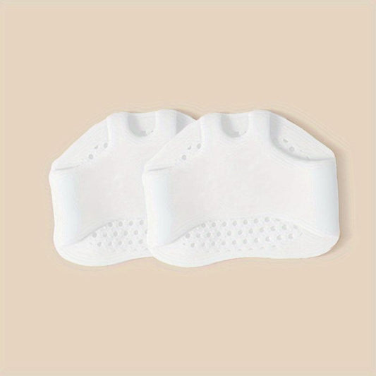Honeycomb Front Foot Pad Anti-slip Silicone Insole 1Pair