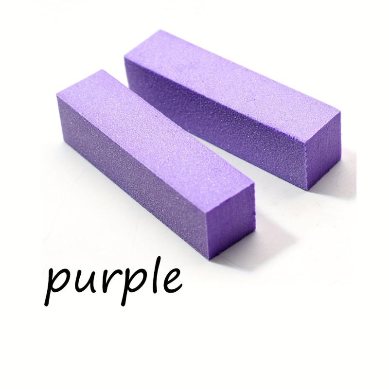 10pcs Double Side Nail Files Buffer Washable Buffing Sanding File Sponge