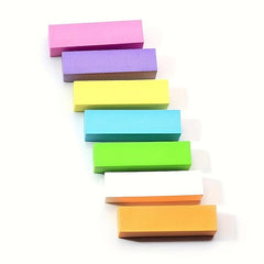 10pcs Double Side Nail Files Buffer Washable Buffing Sanding File Sponge
