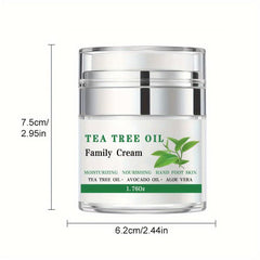 Tea Tree Cream for Face Neck Body Hand Foot