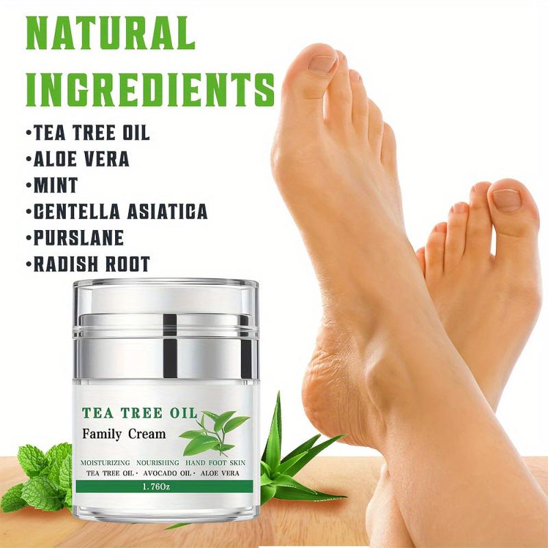 Tea Tree Cream for Face Neck Body Hand Foot