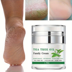 Tea Tree Cream for Face Neck Body Hand Foot