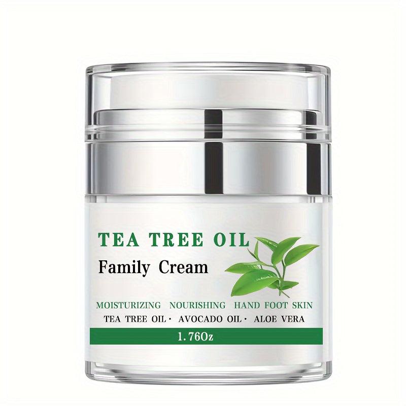Tea Tree Cream for Face Neck Body Hand Foot