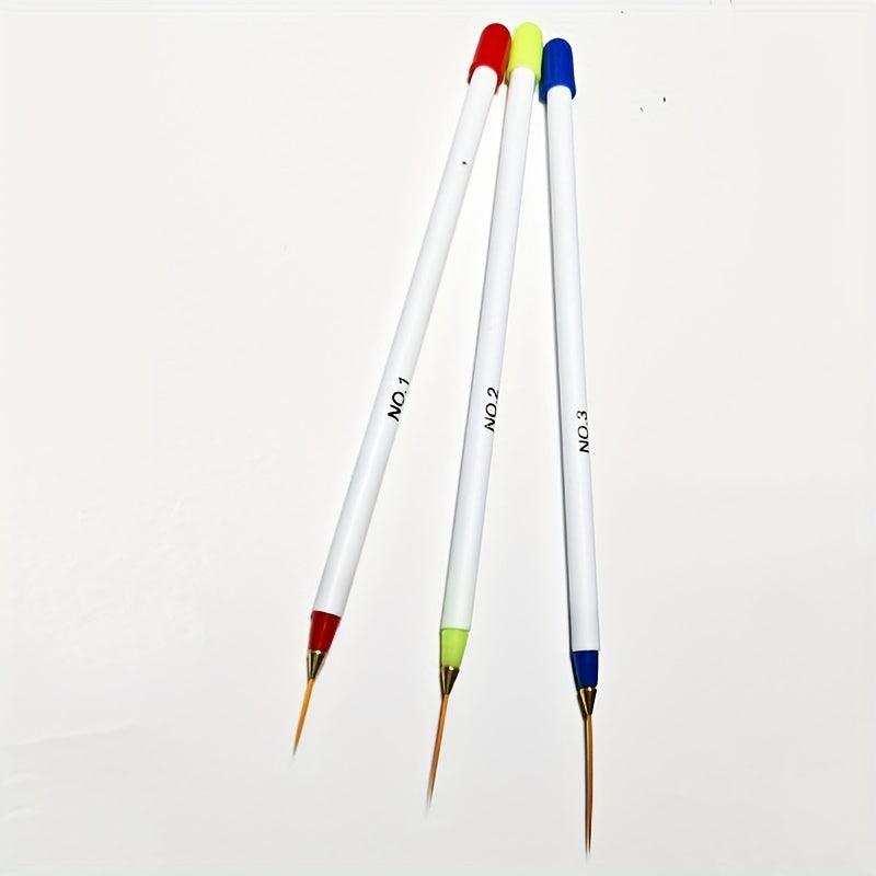 Soft Headed Nail Art Brushes Set for Gel Manicures