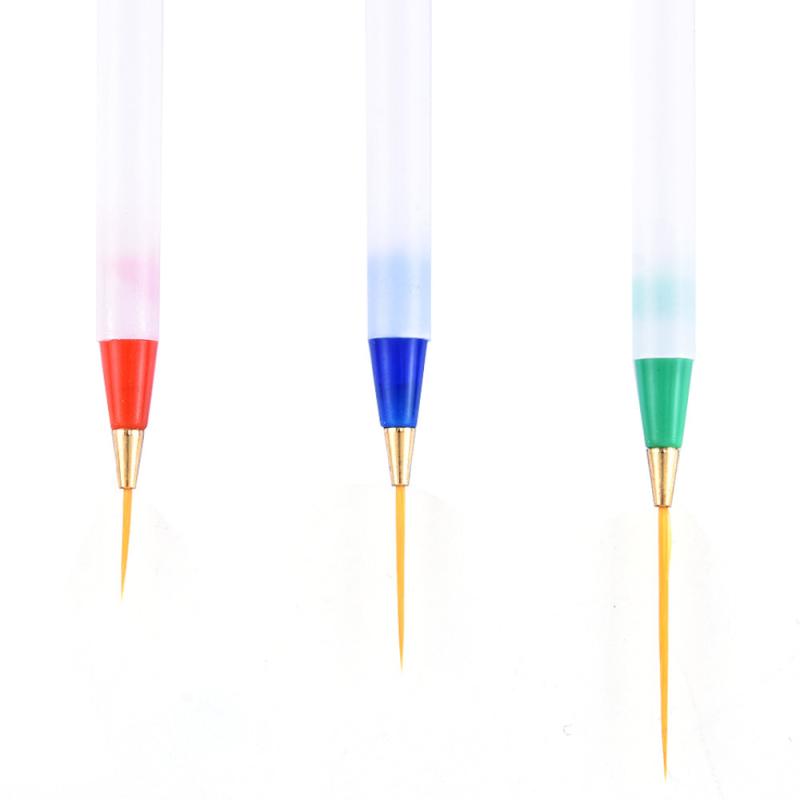 Soft Headed Nail Art Brushes Set for Gel Manicures