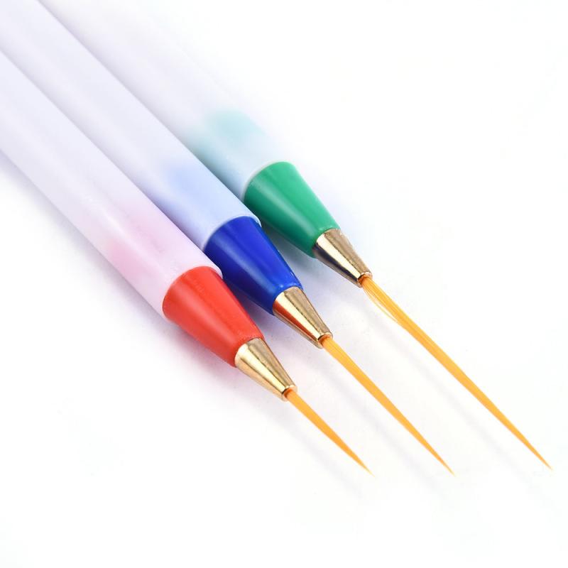 Soft Headed Nail Art Brushes Set for Gel Manicures