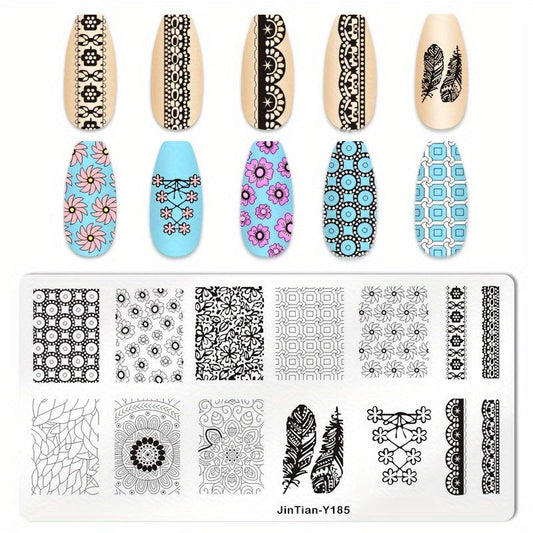 Stainless Steel Nail Stamping Plates for Creative Nail Art