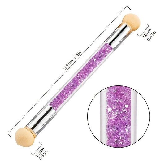 Nail Art Brush Ombre Sponge Nail Gradient Double-ended Sponge Brushes