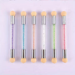 Nail Art Brush Ombre Sponge Nail Gradient Double-ended Sponge Brushes