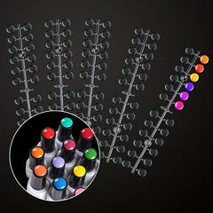 120 pcs Transparent Nail Art Display Tips for Training and Practicing