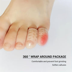 12PCs Toe Protector Silicone Cover Foot Care Anti Friction Toe Separators