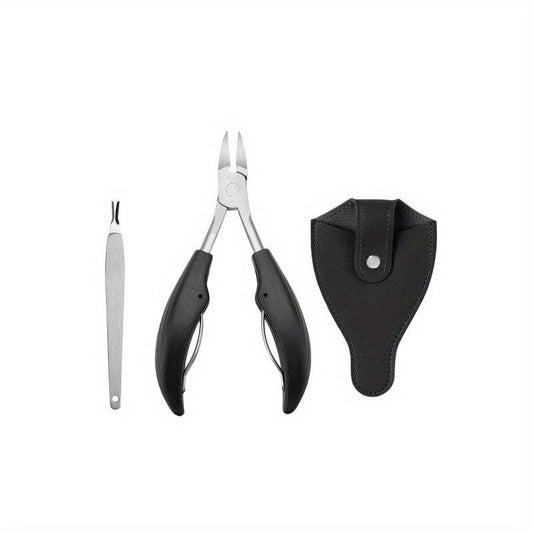 3 Pcs Manicure Set Gift Kit Stainless Steel Nail Care Tools