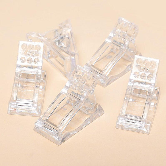 5 Transparent Nail Fixing Clips - Secure Your Nails