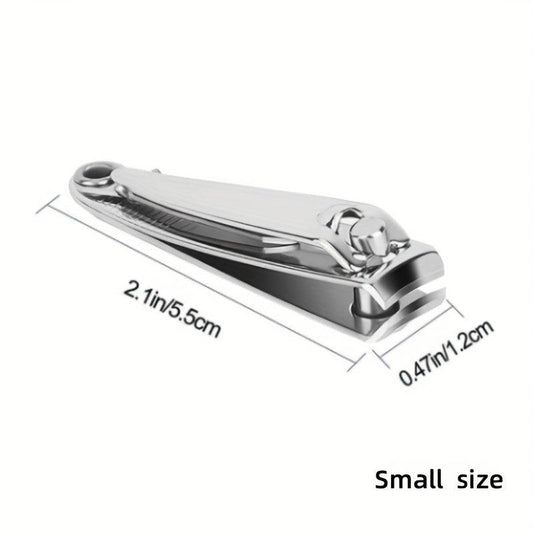 Stainless Steel Nail Clippers - Toe Nail Clipper with Nail File for Foot Care